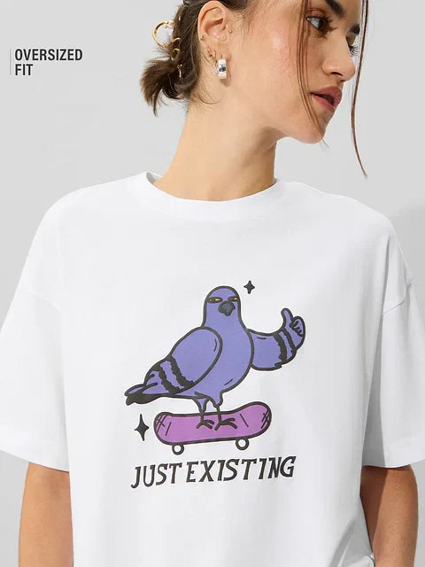 Existing Women Oversized T-Shirts