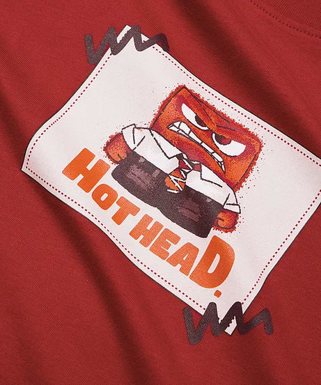 Inside Out Anger Women Oversized T-Shirts