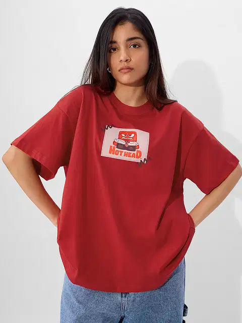 Anger Women Oversized T-Shirts