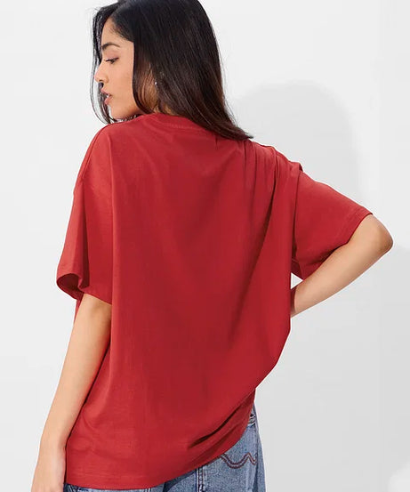 Inside Out Anger Women Oversized T-Shirts