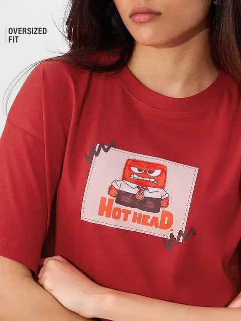 Anger Women Oversized T-Shirts