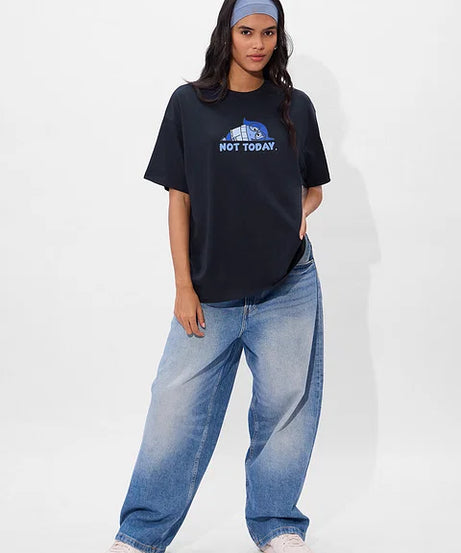 Inside Out Sadness Women Oversized T-Shirts