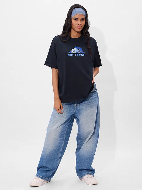 Inside Out Sadness Women Oversized T-Shirts