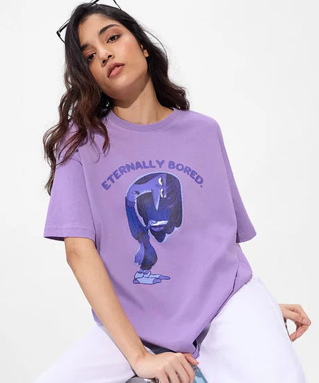 Inside Out Boredom Women Oversized T-Shirts