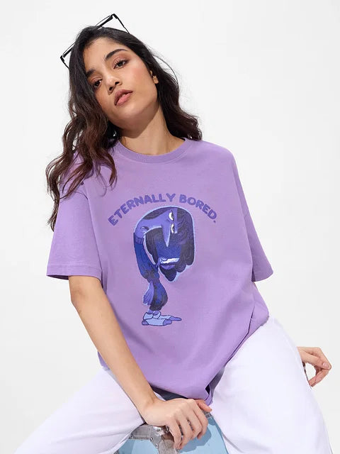 Inside Out Boredom Women Oversized T-Shirts