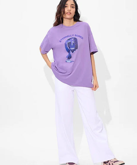 Inside Out Boredom Women Oversized T-Shirts