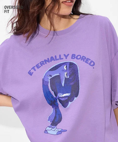Inside Out Boredom Women Oversized T-Shirts