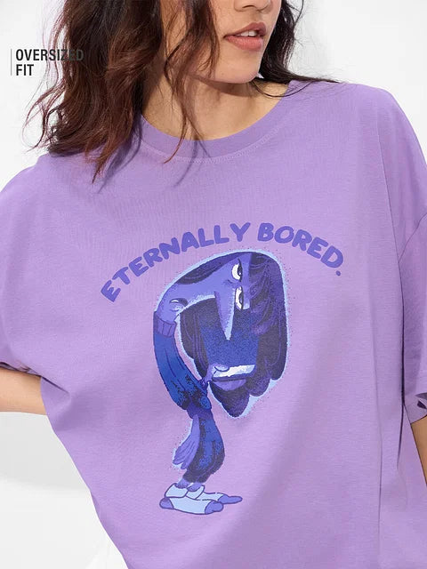 Inside Out Boredom Women Oversized T-Shirts