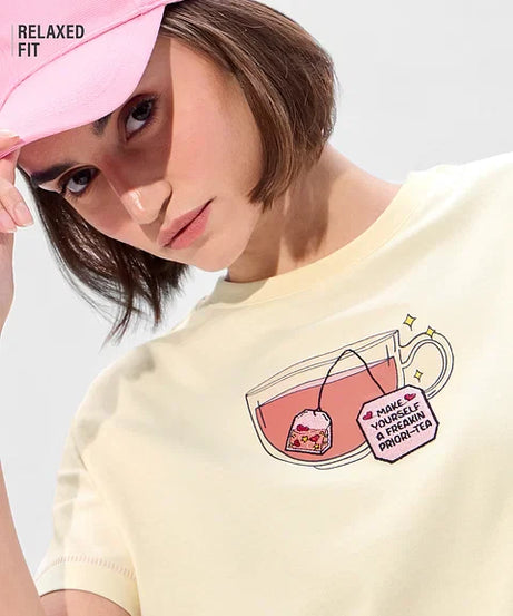 Priori-Tea Women Relaxed Fit T-Shirts