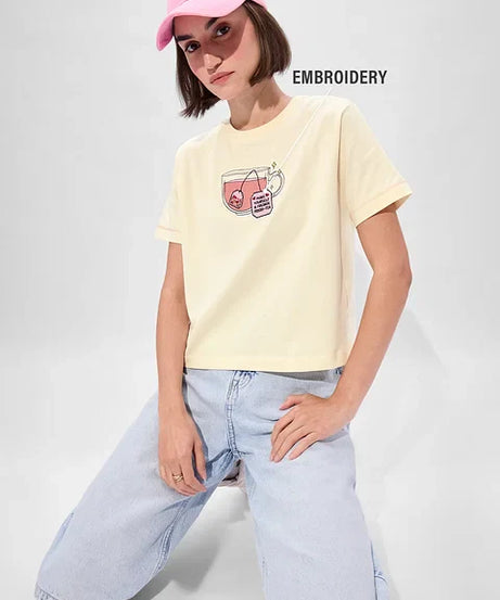 Priori-Tea Women Relaxed Fit T-Shirts