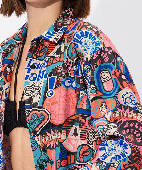 Minions Stamps Women Boyfriend Shirts