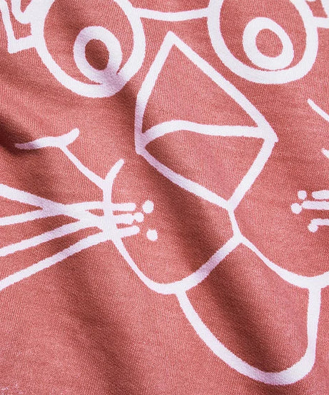 Pink Panther Paws & Paint Women Oversized T-Shirts