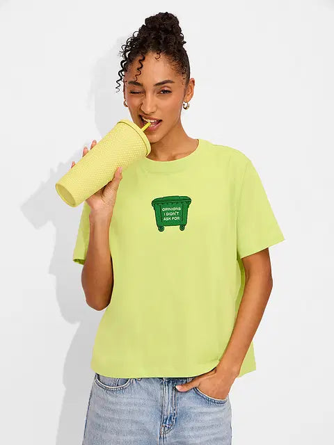 Trash Opinion Women Relaxed Fit T-Shirts