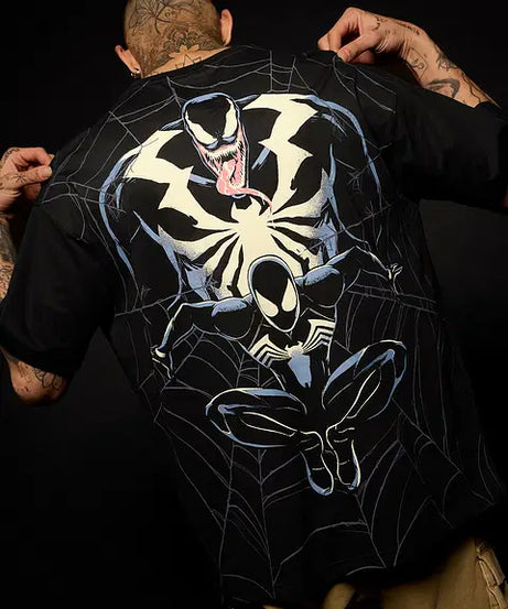 Venom  Spider x Venom Oversized T-Shirts