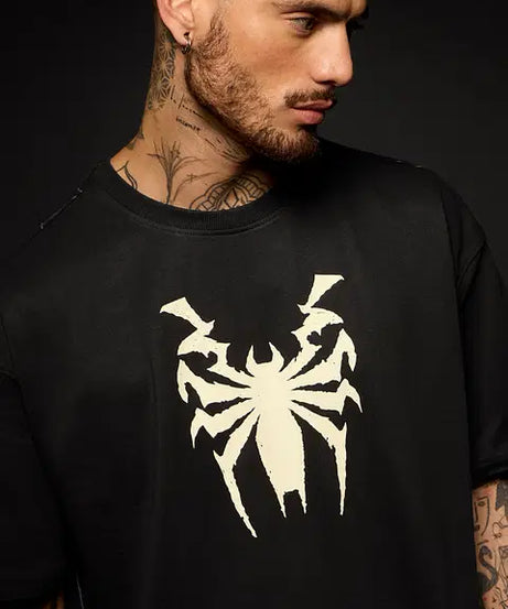 Venom  Spider x Venom Oversized T-Shirts