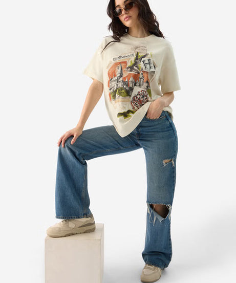 Harry Potter Hogwarts Women Oversized T-Shirts