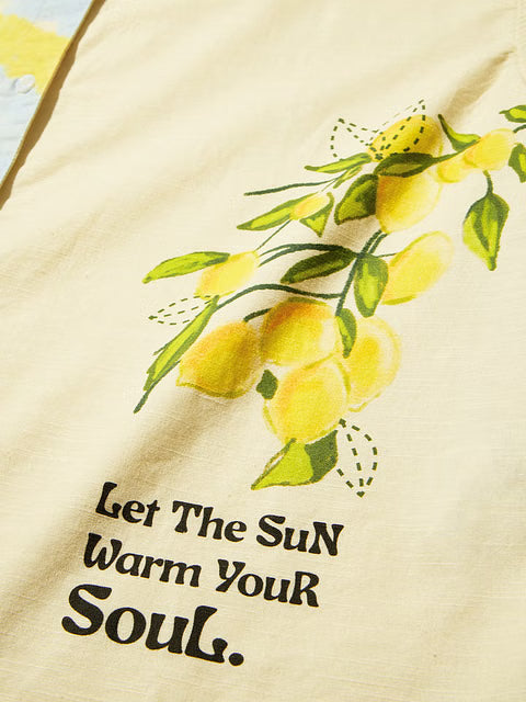 Cotton Linen Sunshine Women Holiday Shirts