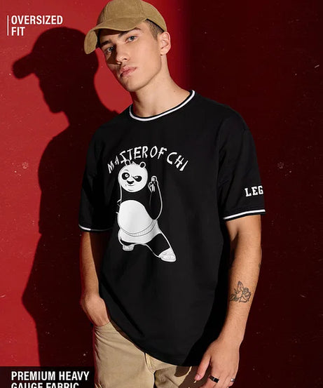 Kung Fu Panda Master Of Chi Oversized T-Shirts