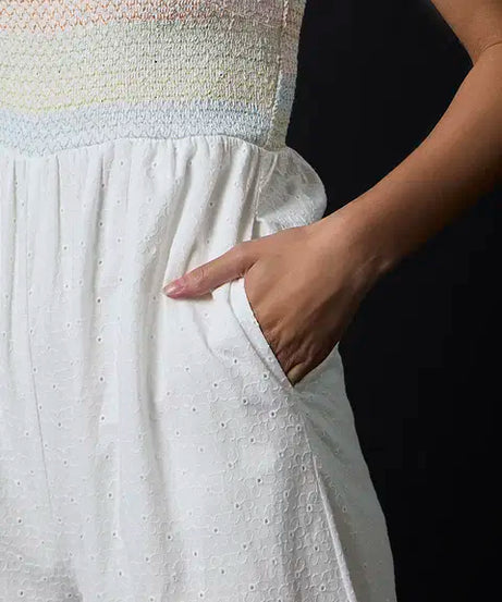 Classic White Women Jumpsuits