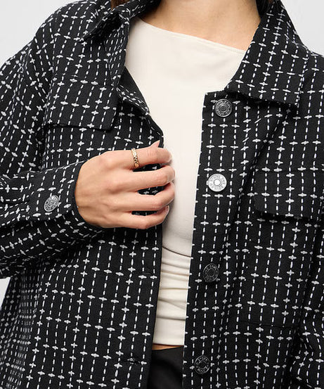 Textured Black Women Shackets