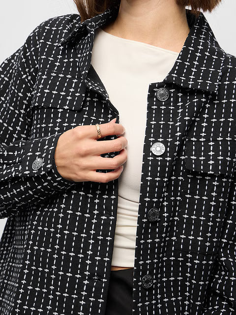 Textured Black Women Shackets