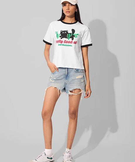 Bad Decisions Women Relaxed Fit T-Shirts