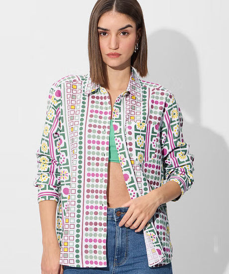 Aztec Women Boyfriend Shirts