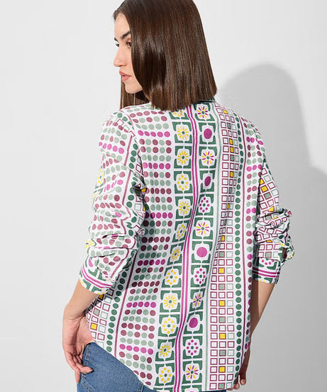 Aztec Women Boyfriend Shirts