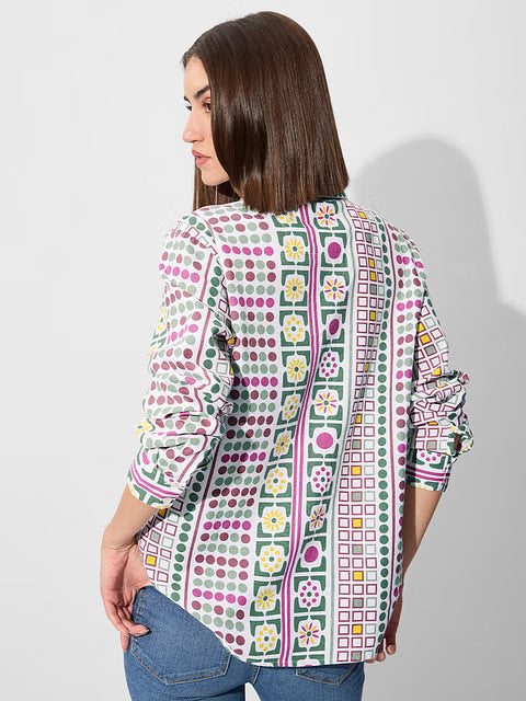 Aztec Women Boyfriend Shirts