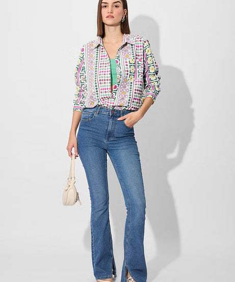 Aztec Women Boyfriend Shirts