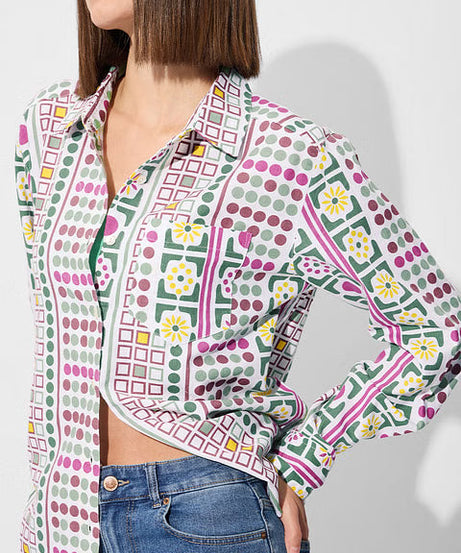 Aztec Women Boyfriend Shirts