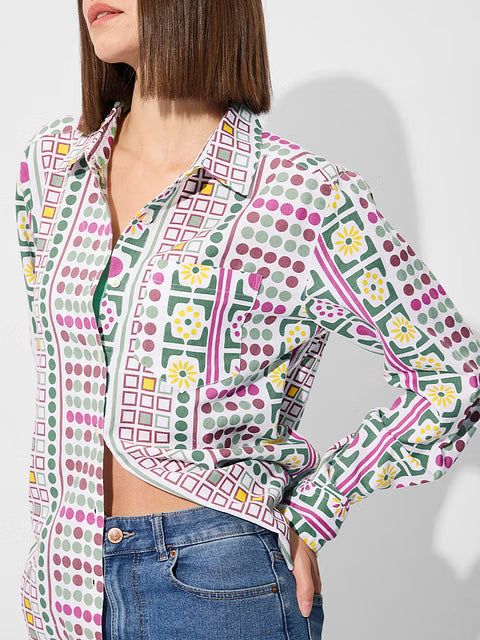 Aztec Women Boyfriend Shirts