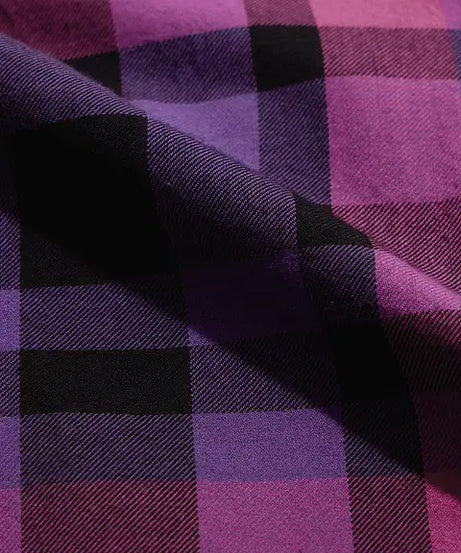 Petunia Plaid Women Boyfriend Shirts