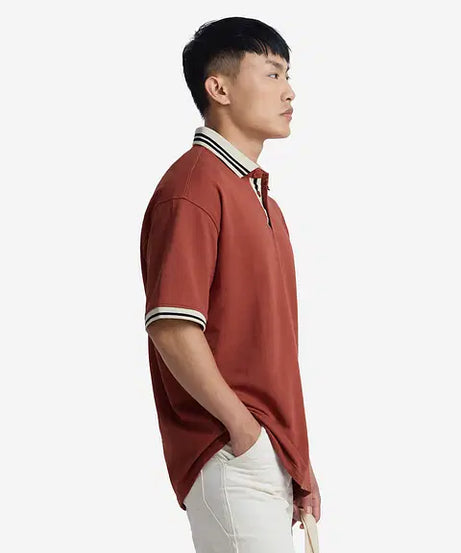 Antique Red Oversized Polos