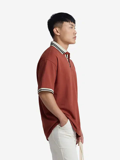 Antique Red Oversized Polos