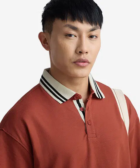 Antique Red Oversized Polos