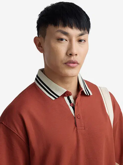Antique Red Oversized Polos