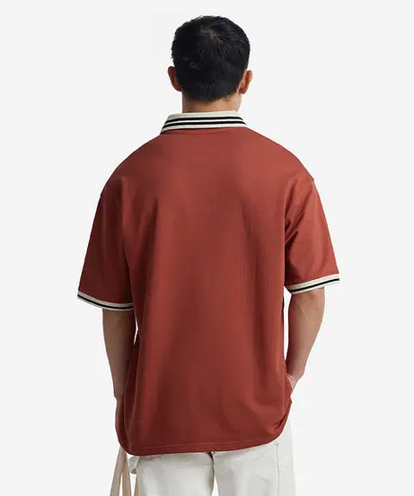 Antique Red Oversized Polos