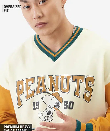 Peanuts Since 1950 Men Oversized Sweatshirts