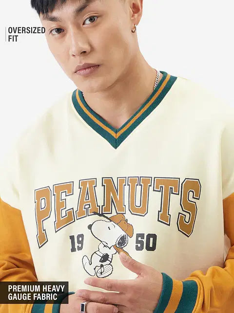 Peanuts Since 1950 Men Oversized Sweatshirts