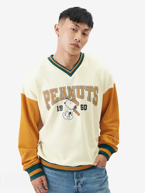 Peanuts Since 1950 Men Oversized Sweatshirts