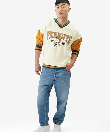 Peanuts Since 1950 Men Oversized Sweatshirts