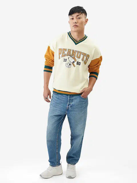 Peanuts Since 1950 Men Oversized Sweatshirts