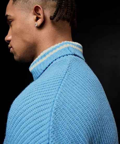 Solids Powder Blue Pullovers