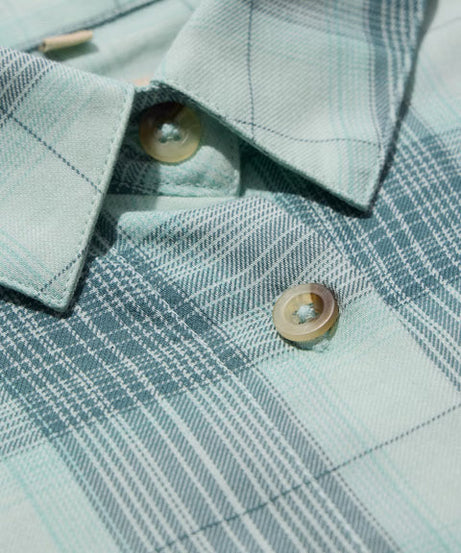 Plaid Azure Women Boyfriend Shirts