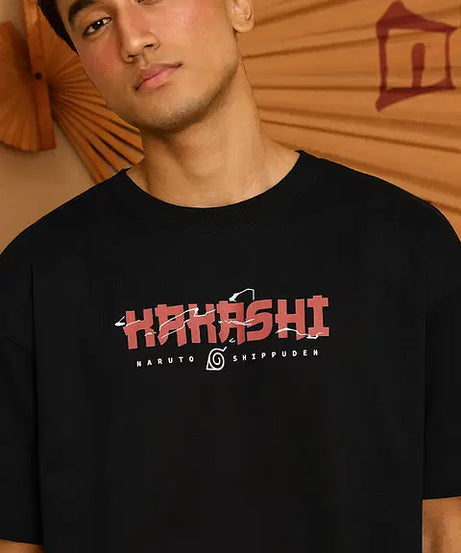 Naruto Shippuden Kakashi Oversized T-Shirts