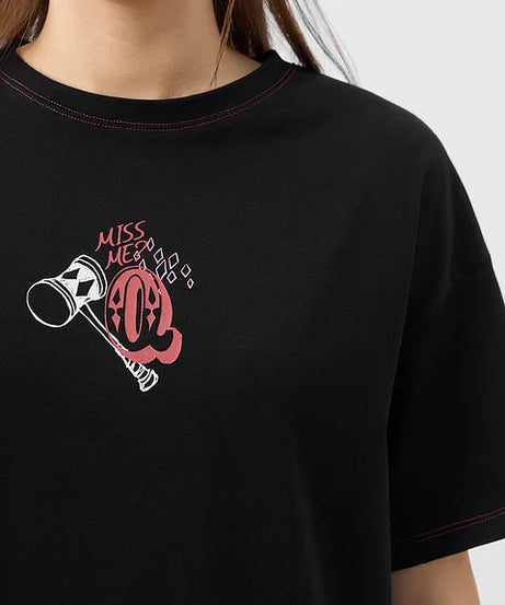 Harley Quinn Queen Of Mischief Women Oversized T-Shirts