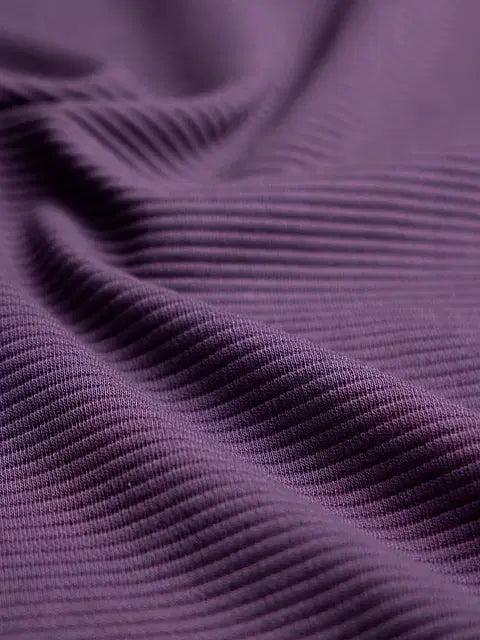 Ottoman Zipper Polo Purple Oversized Polos