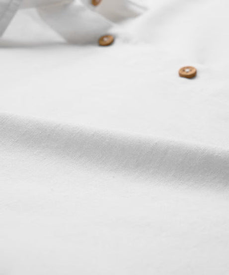 Cotton Linen White Women Shirts