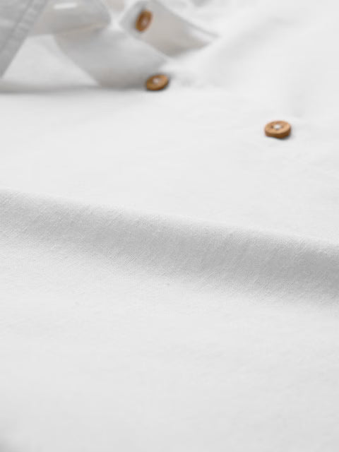 Cotton Linen White Women Shirts